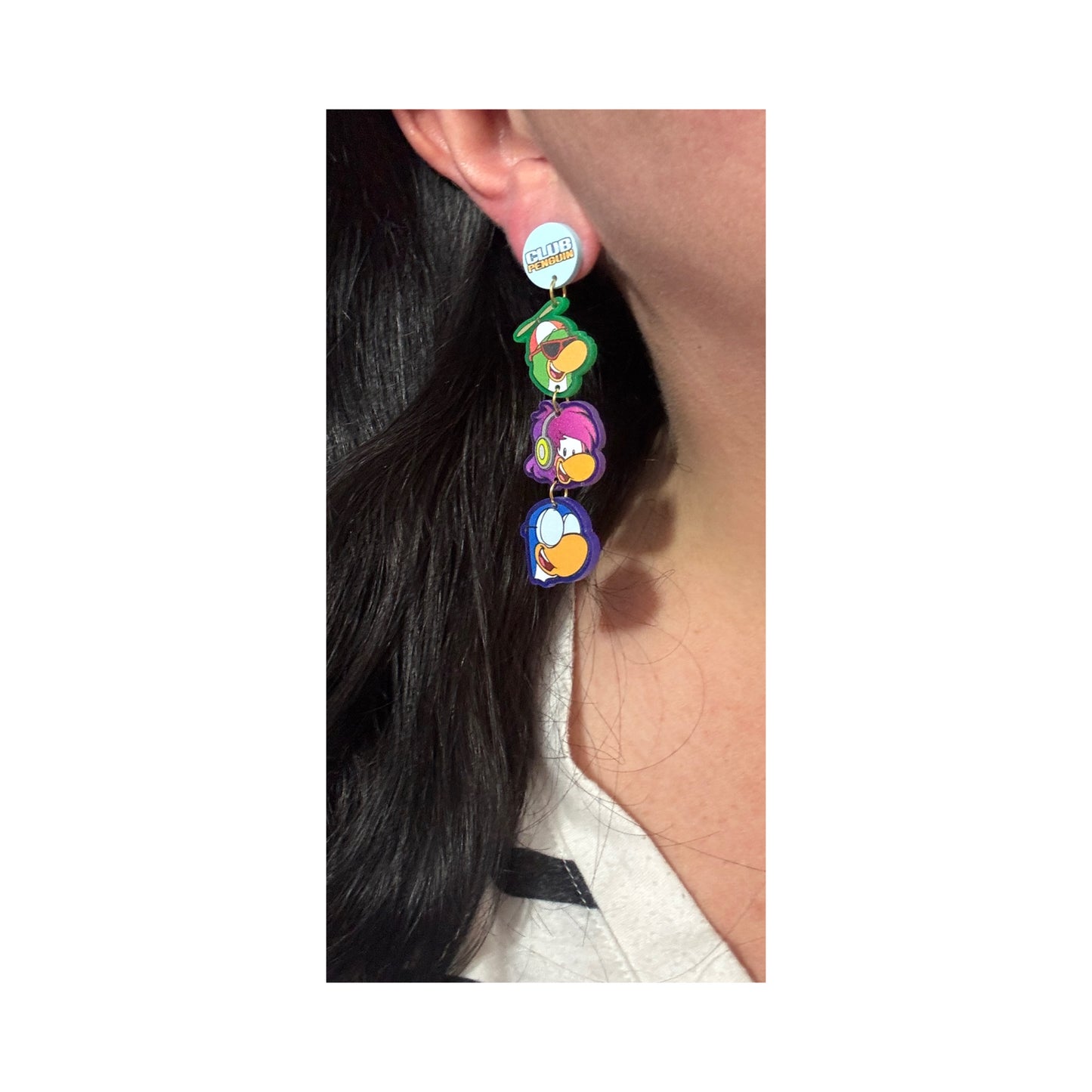 Penguin Pals Tiered Drop Earrings