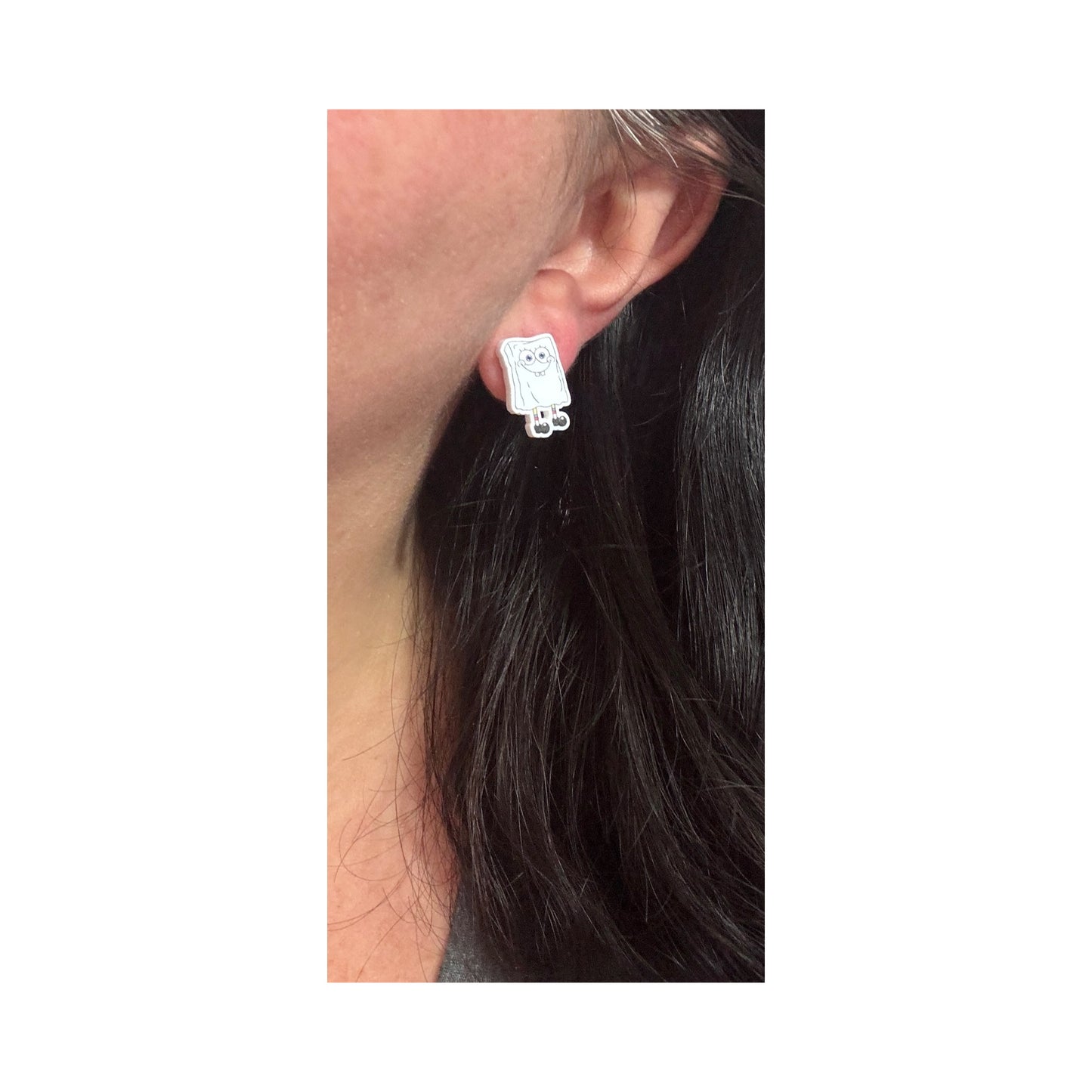 Spooky Bikini Bottom Buddies Post Earrings