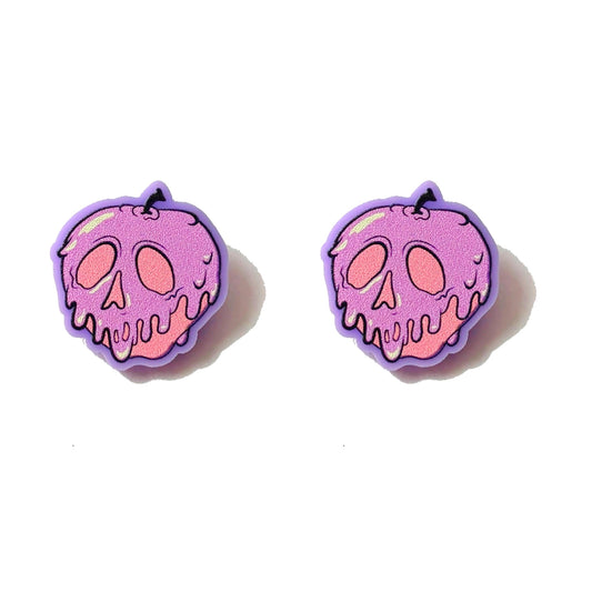 Pastel Poison Apple Post Earrings