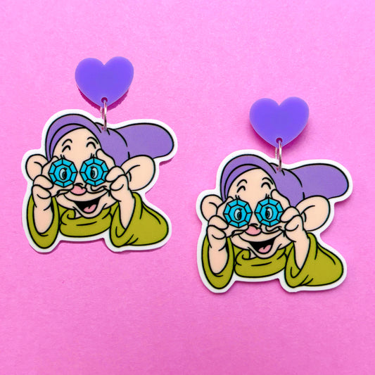Dopey Dwarf Drop Earrings
