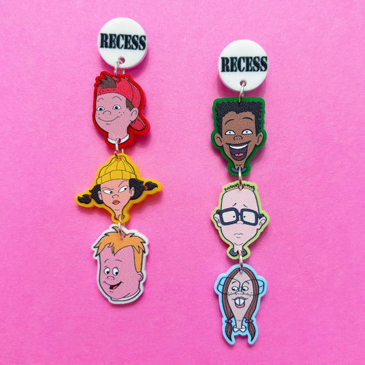 Recess Crew Tiered Drop Earrings