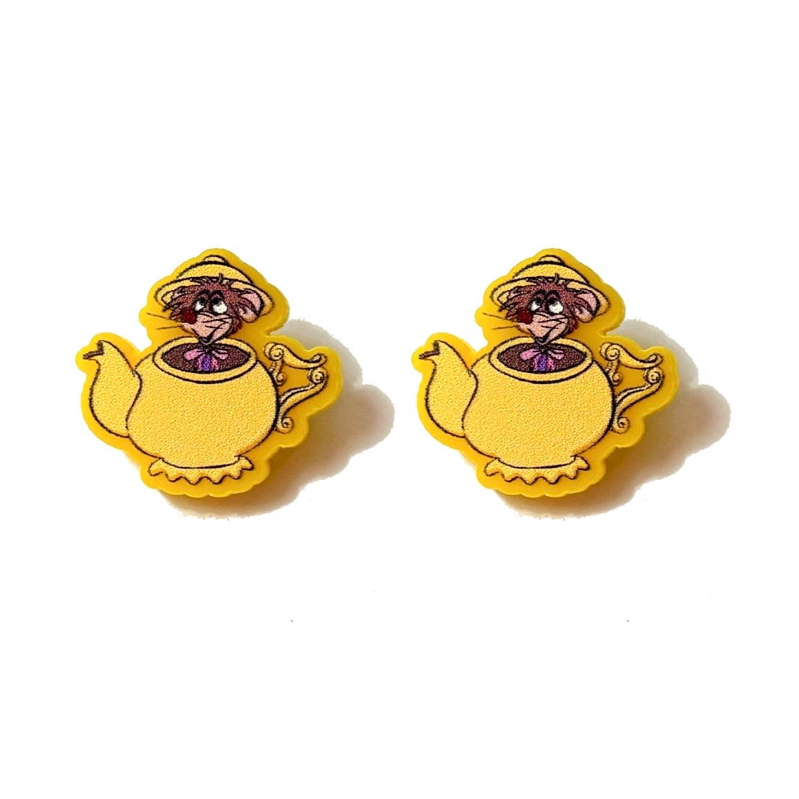 Dormouse Post Earrings