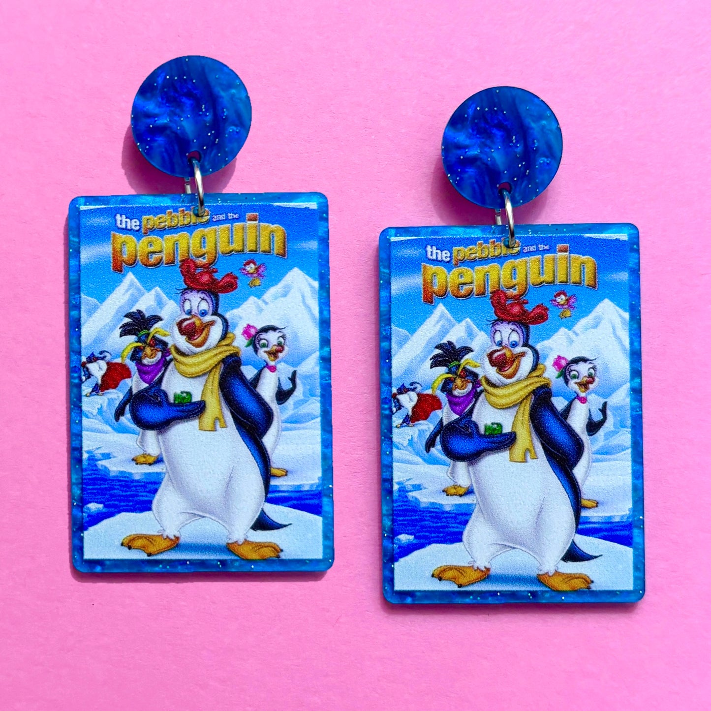 Pebble And The Penguin Drop Earrings