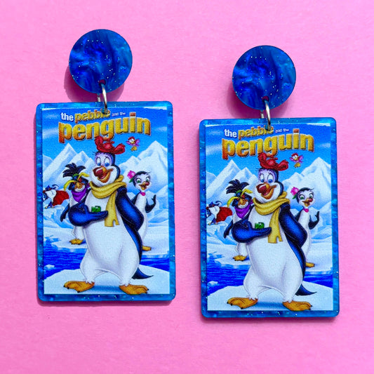 Pebble And The Penguin Drop Earrings