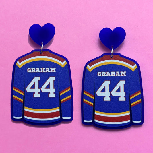 Graham Jersey Drop Earrings