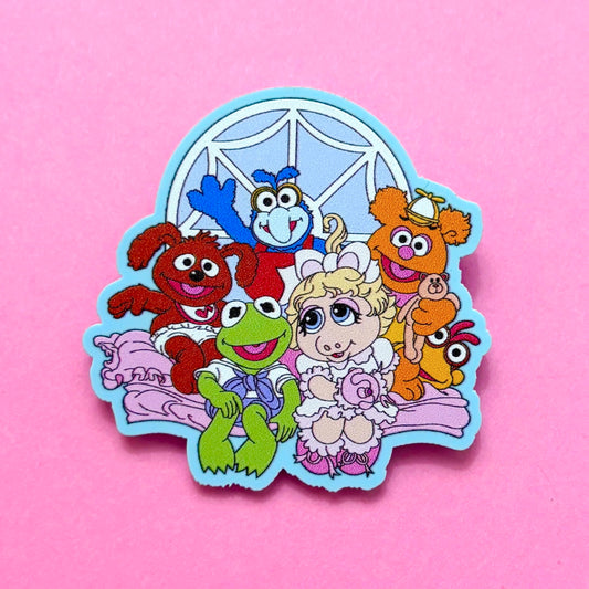 Puppet Babies Window Pin