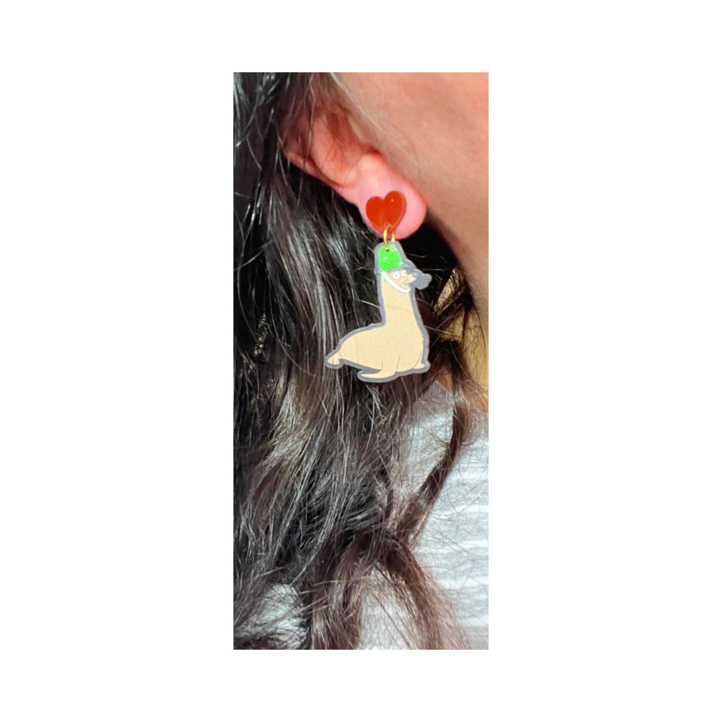 Gerald Acrylic Drop Earrings