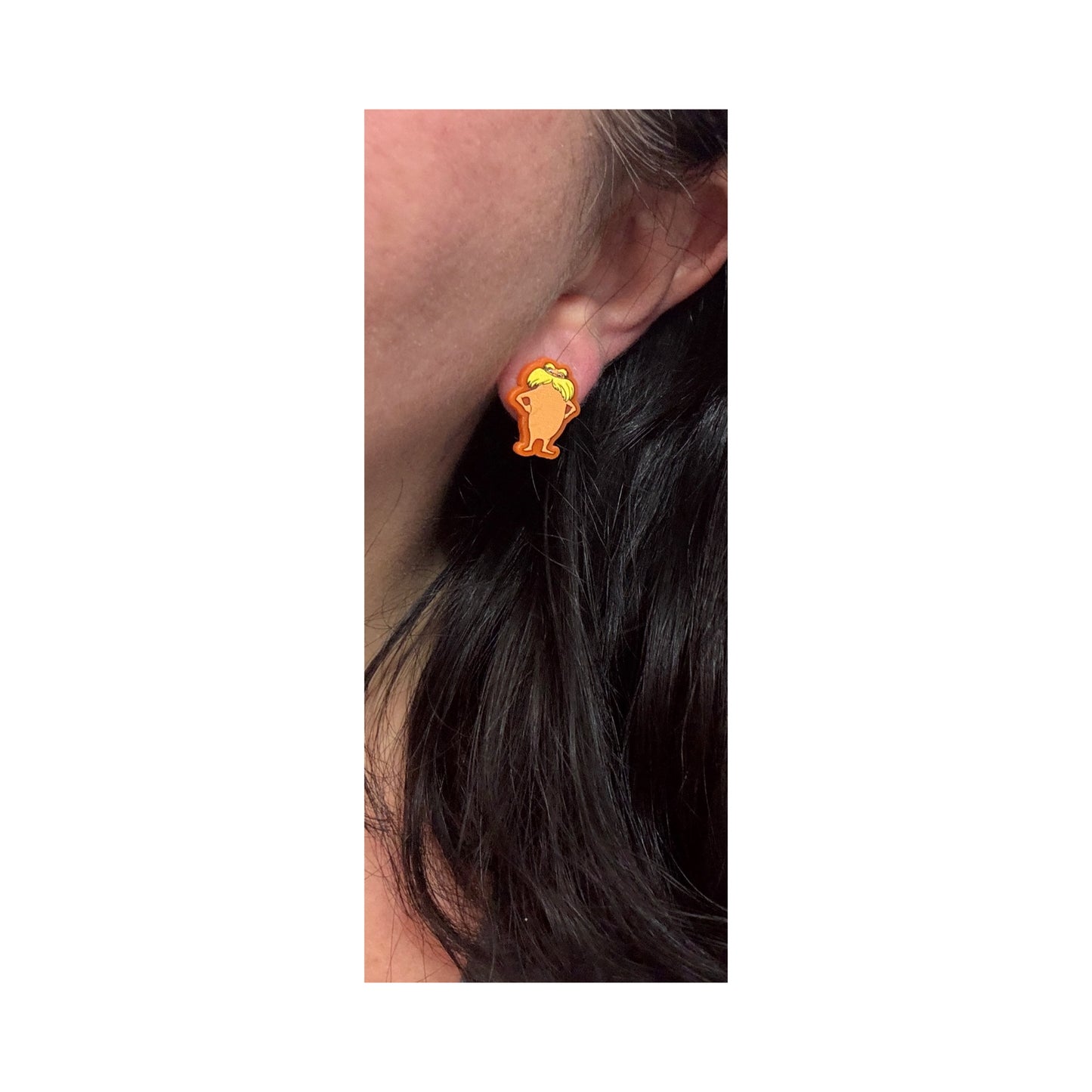 Lorax Post Earrings