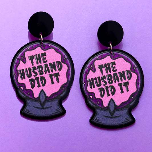 The Husband Did It Drop Earrings