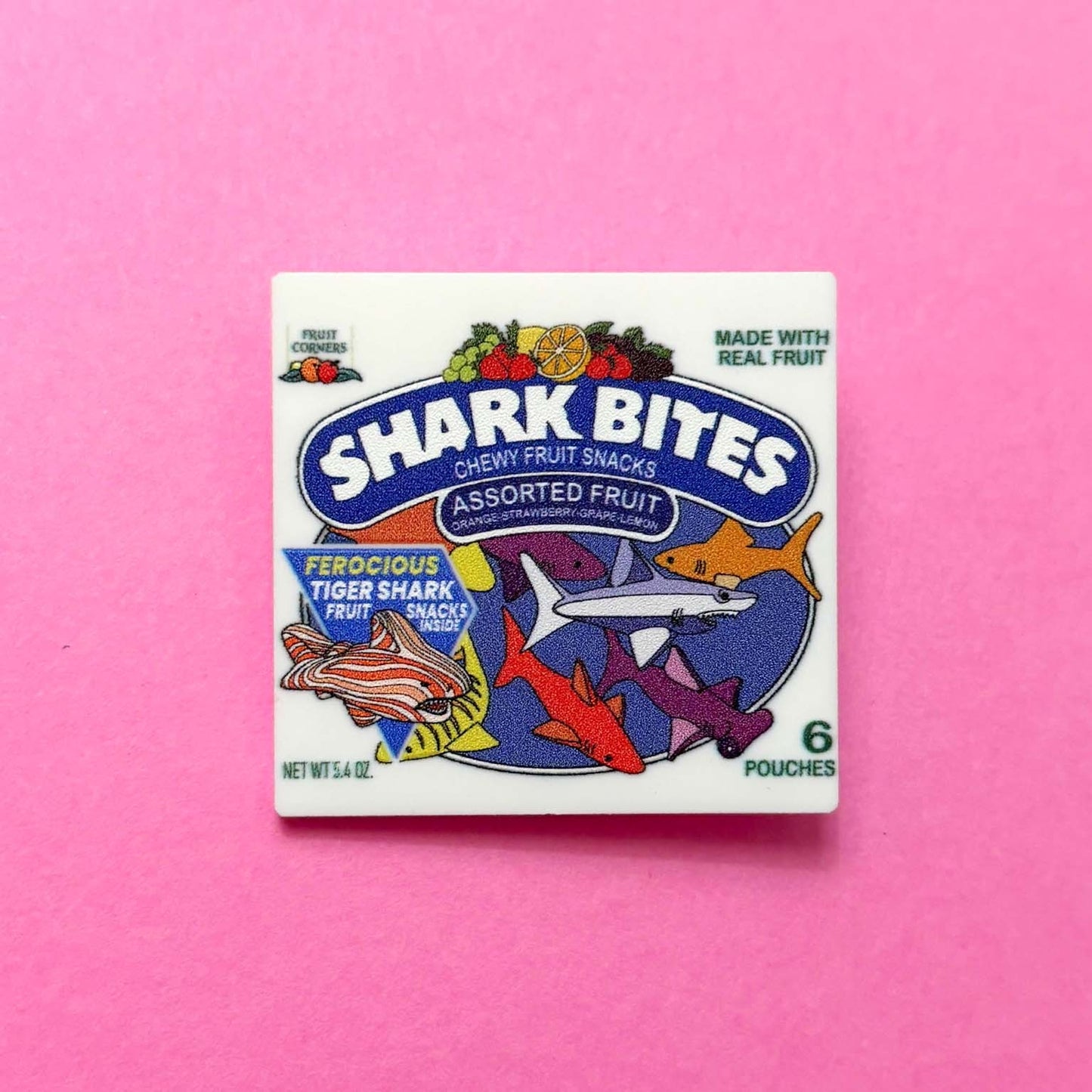 Shark Bites Pin