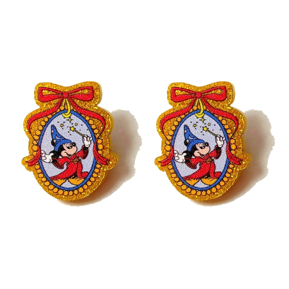 Sorcerer Mouse Cameo Post Earrings