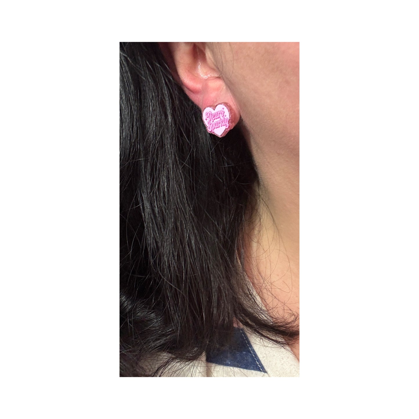 Neurosparkly Post Earrings