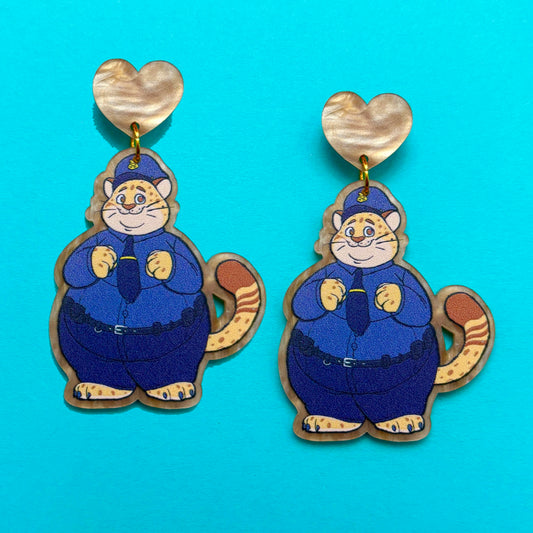 Clawhauser Drop Earrings