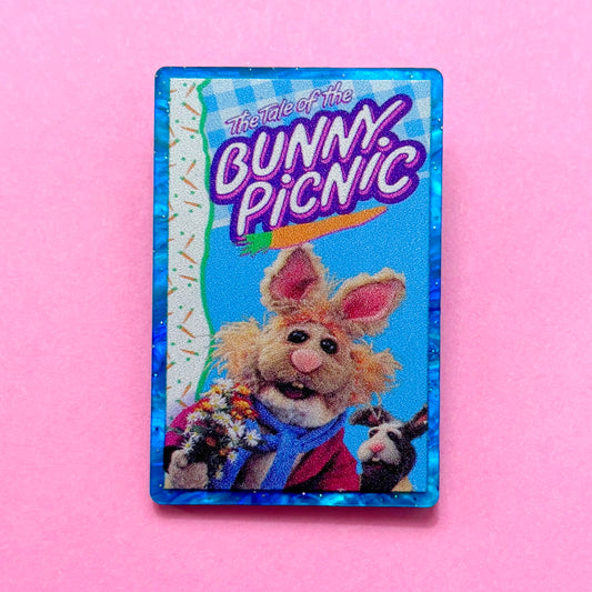 Bunny Picnic Pin