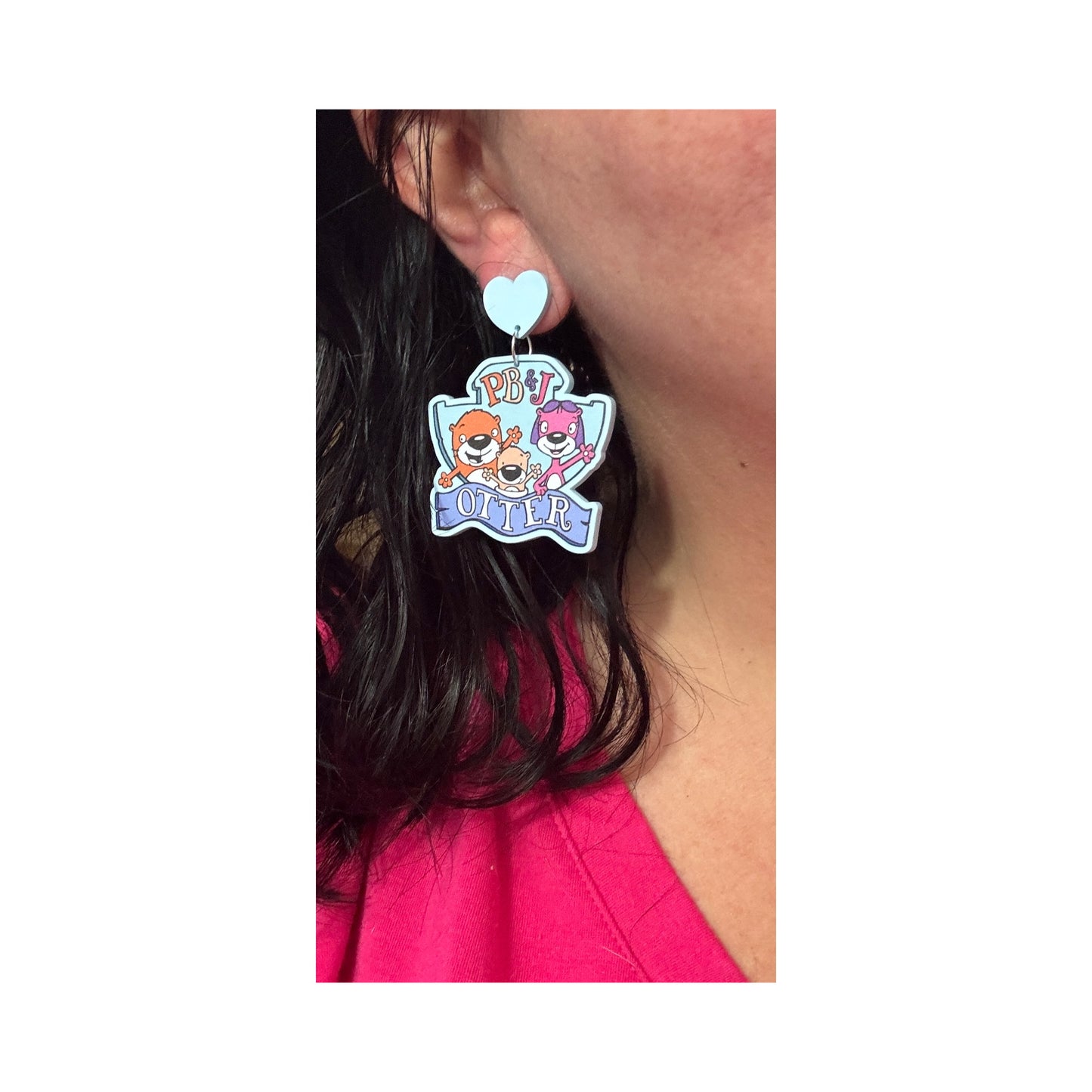 Otter Friends Drop Earrings