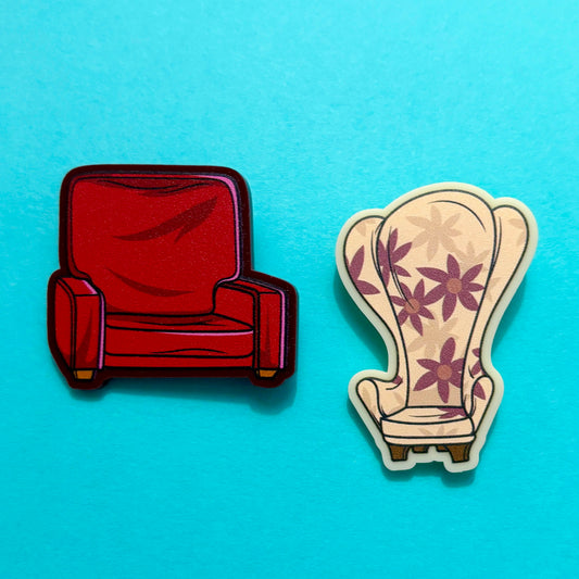 Carl & Ellie Chair Pin Set