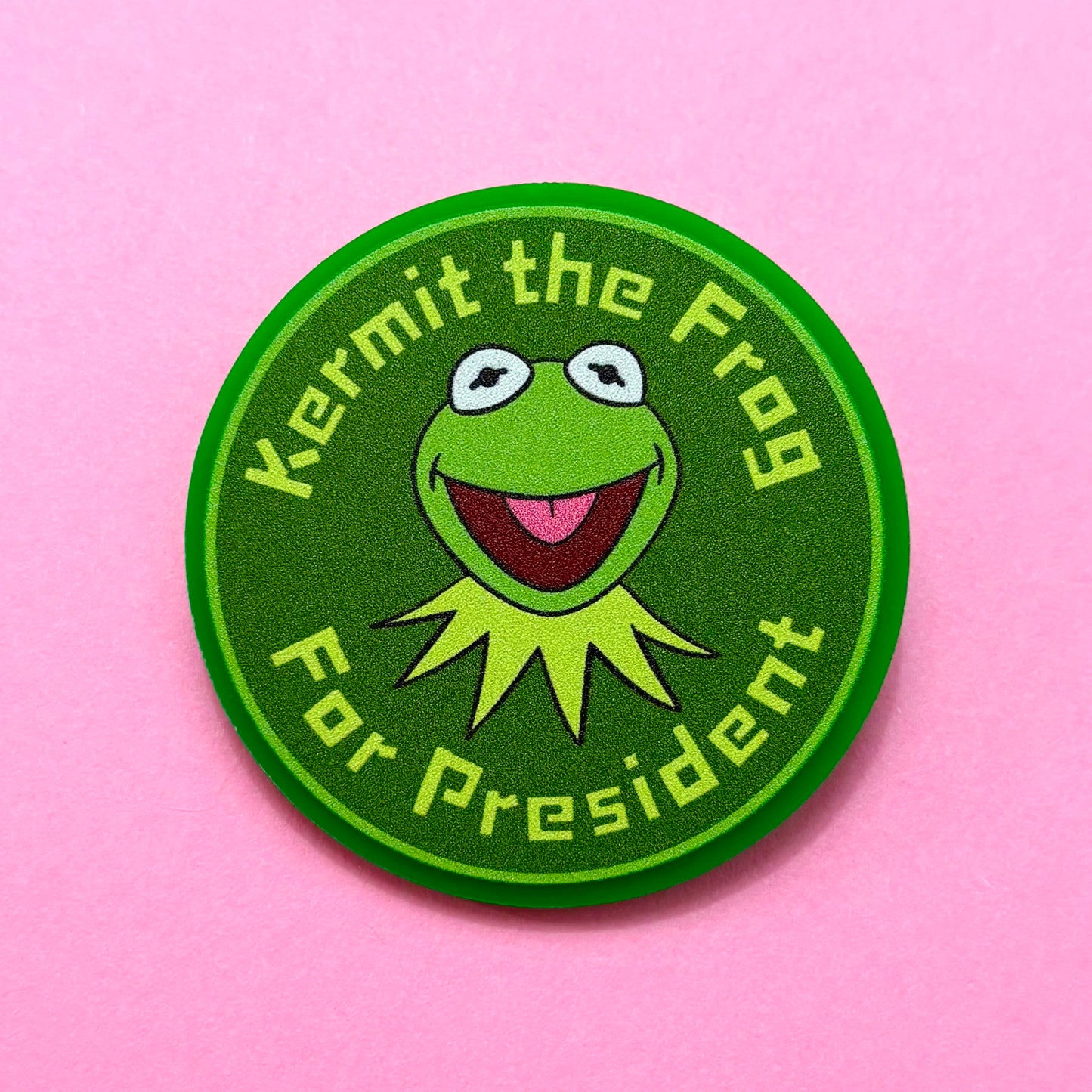 Kermie For President Pin