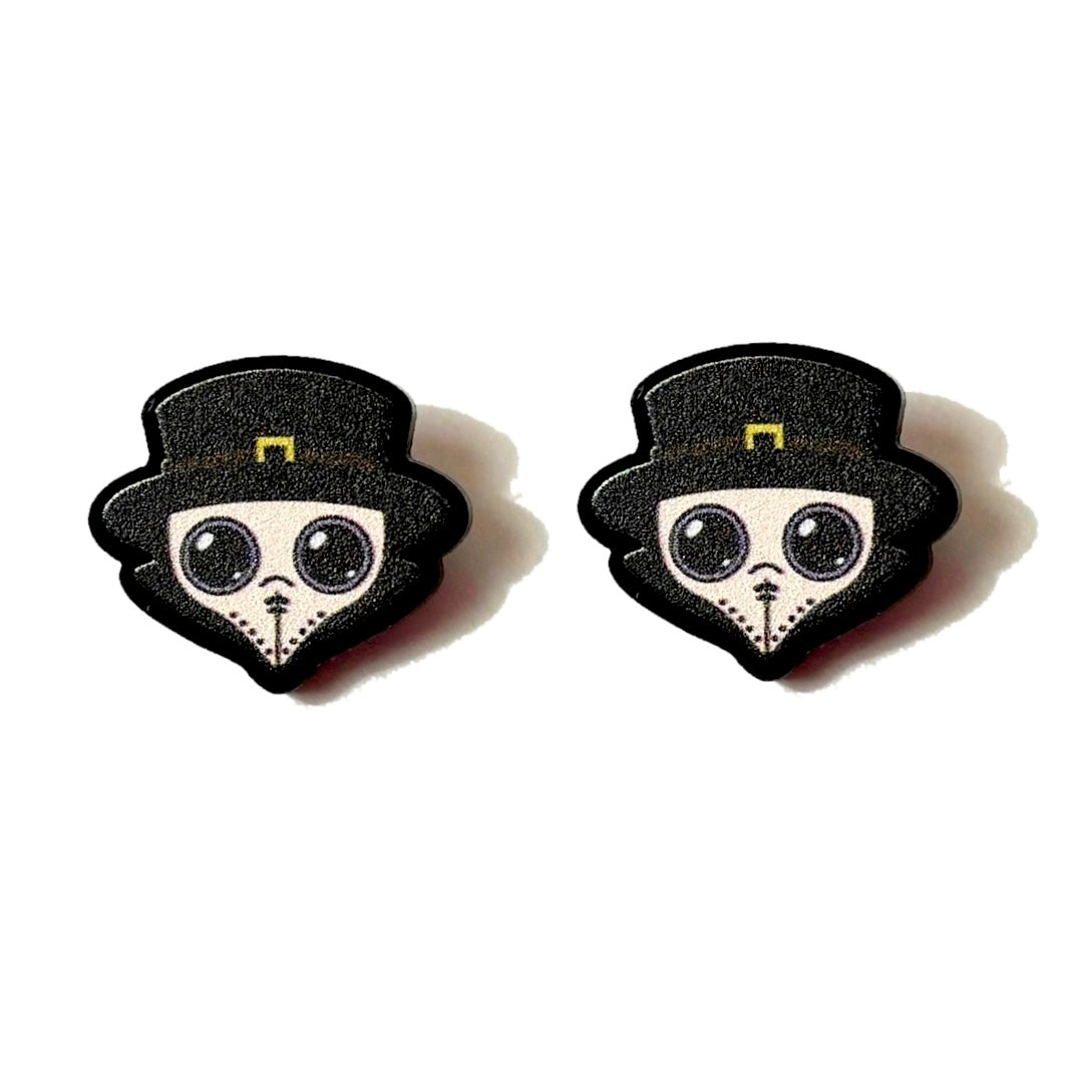 Plague Doctor Cutie Post Earrings