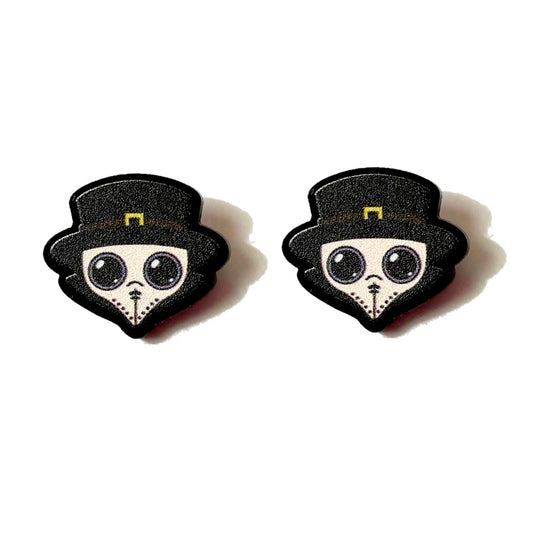 Plague Doctor Cutie Post Earrings