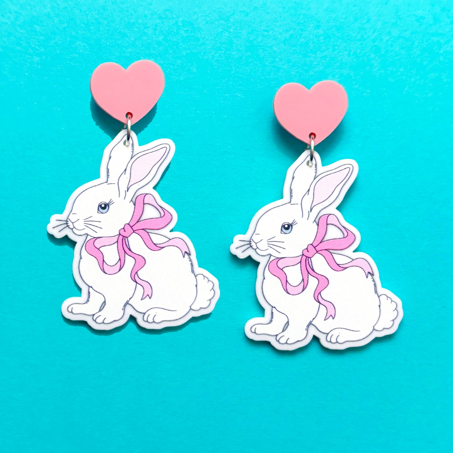 Spring Bunny Drop Earrings
