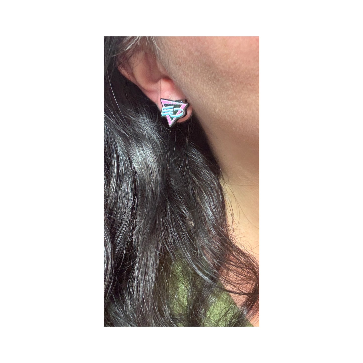 Captain EO Post Earrings