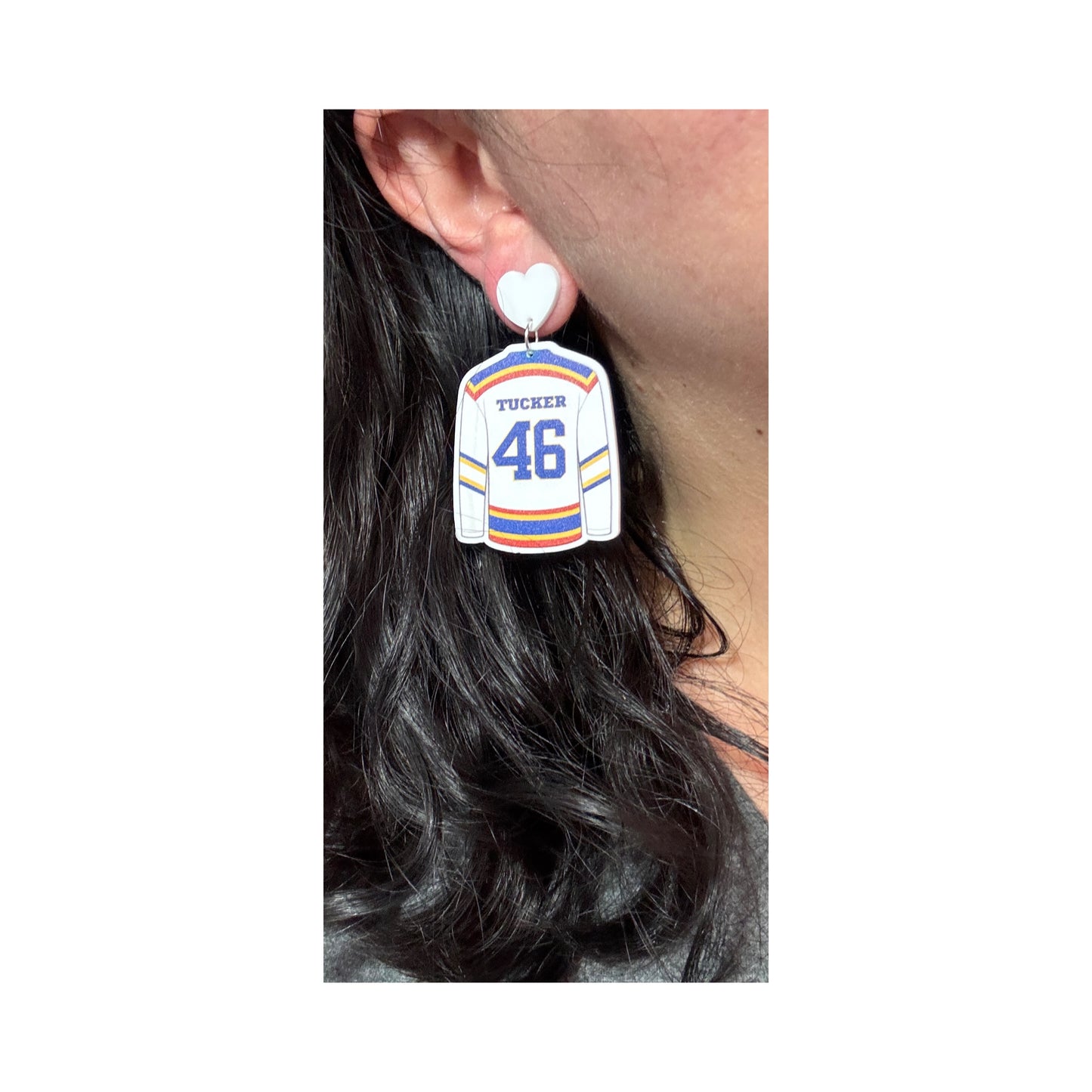 Tucker Jersey Drop Earrings