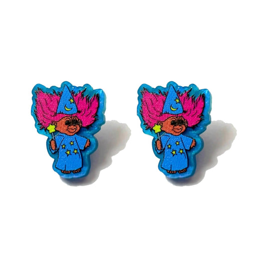 Wizard Troll Post Earrings