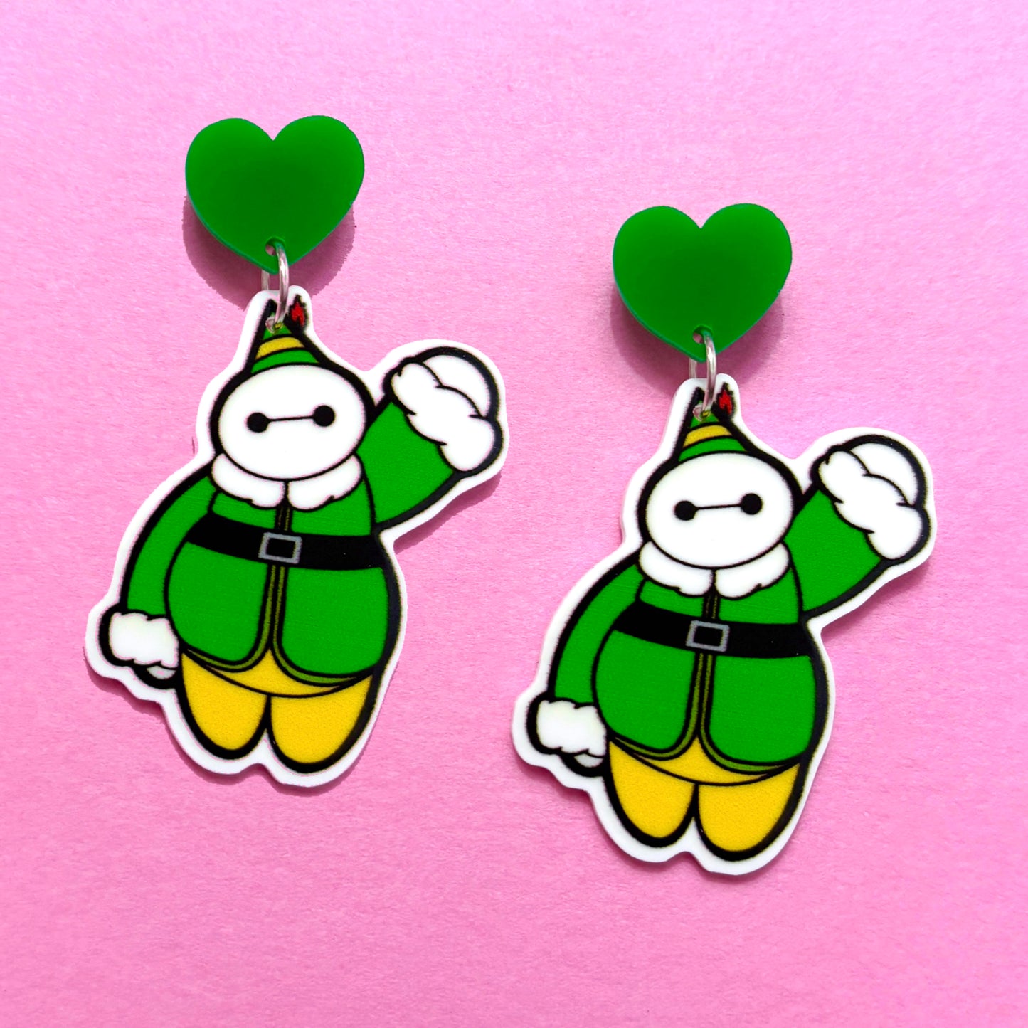 Elf Baymax Drop Earrings