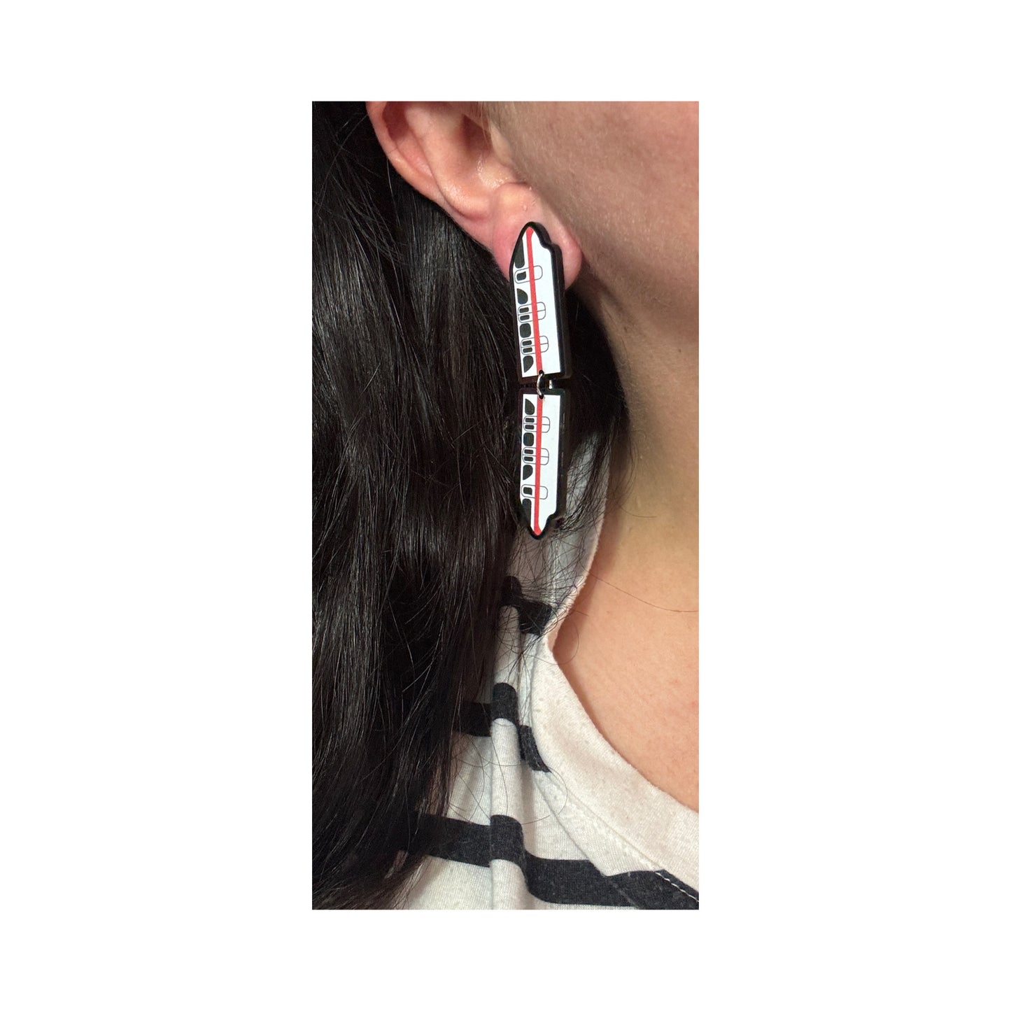 Monorail Drop Earrings