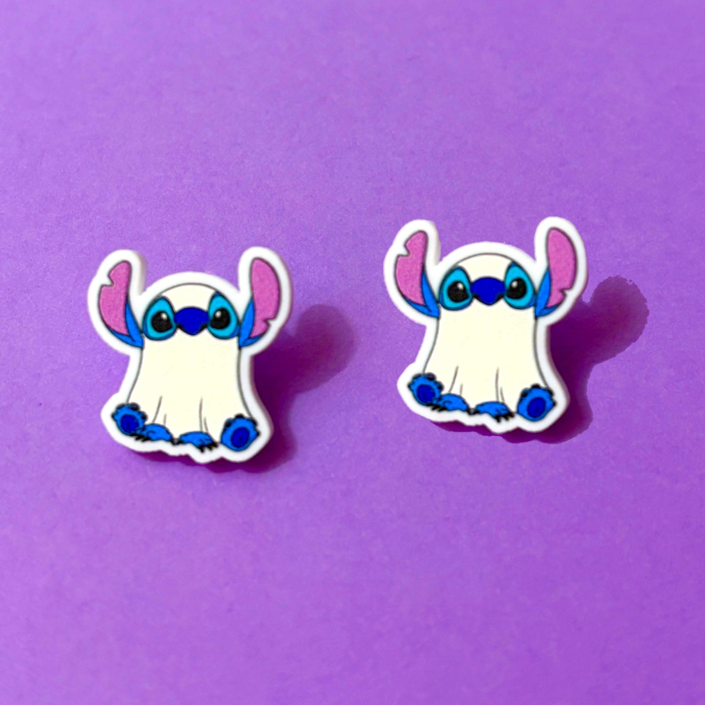 Ghost Stitch Post Earrings