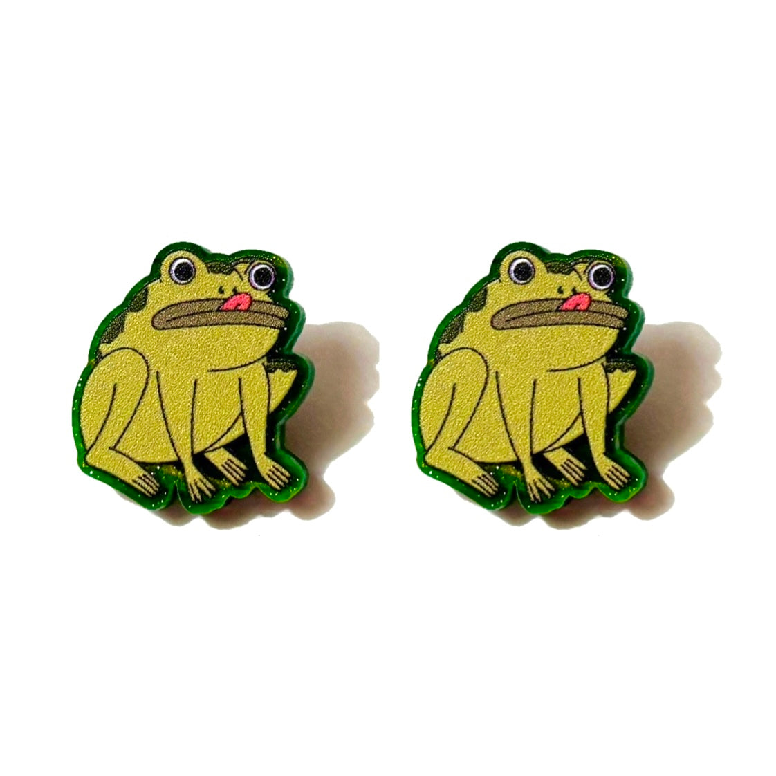 Jason Funderberker Frog Post Earrings