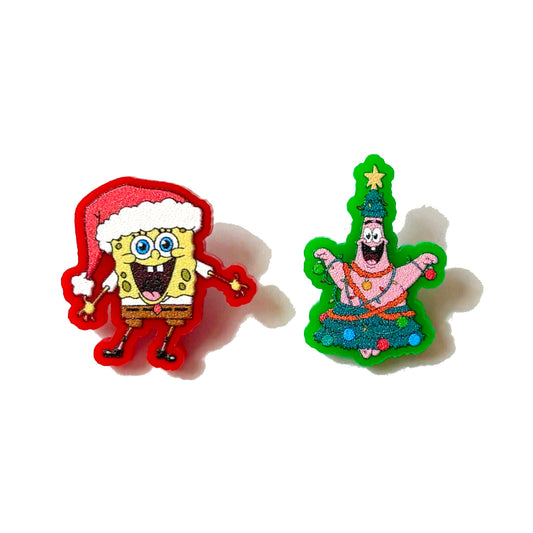 Christmas Bikini Bottom Buddies Post Earrings