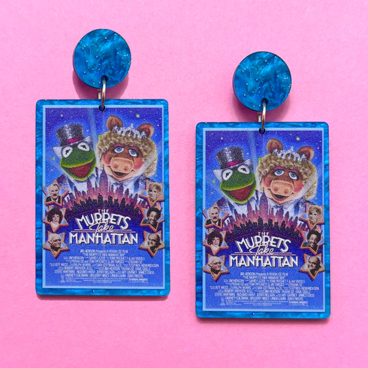 Manhattan Puppet Movie Drop Earrings