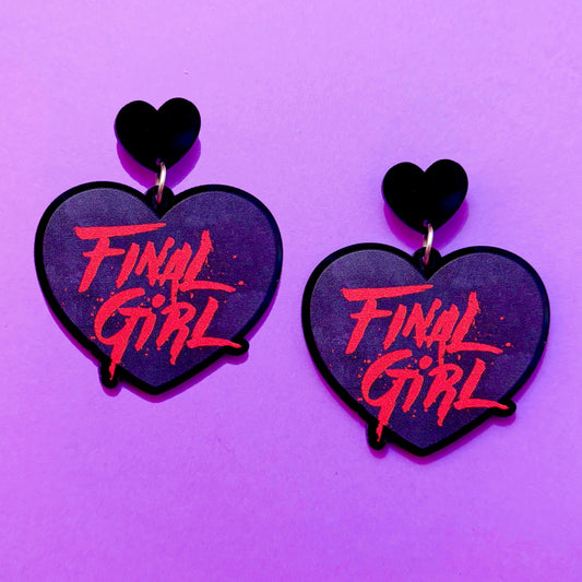 Final Girl Heart Drop Earrings