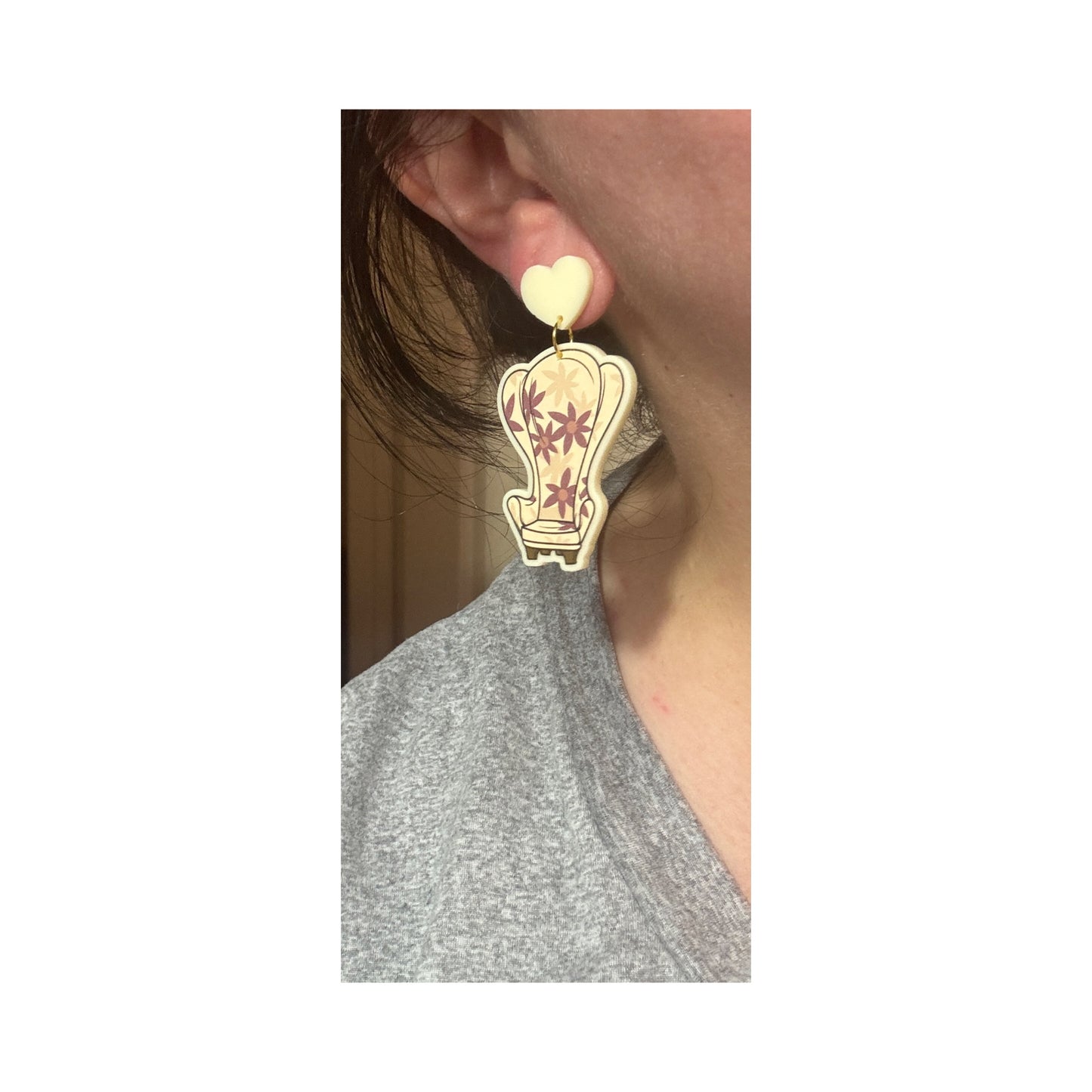 Carl & Ellie Chair Drop Earrings