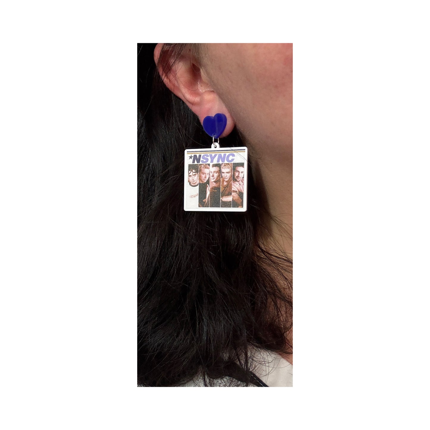 Nsync Album Drop Earrings