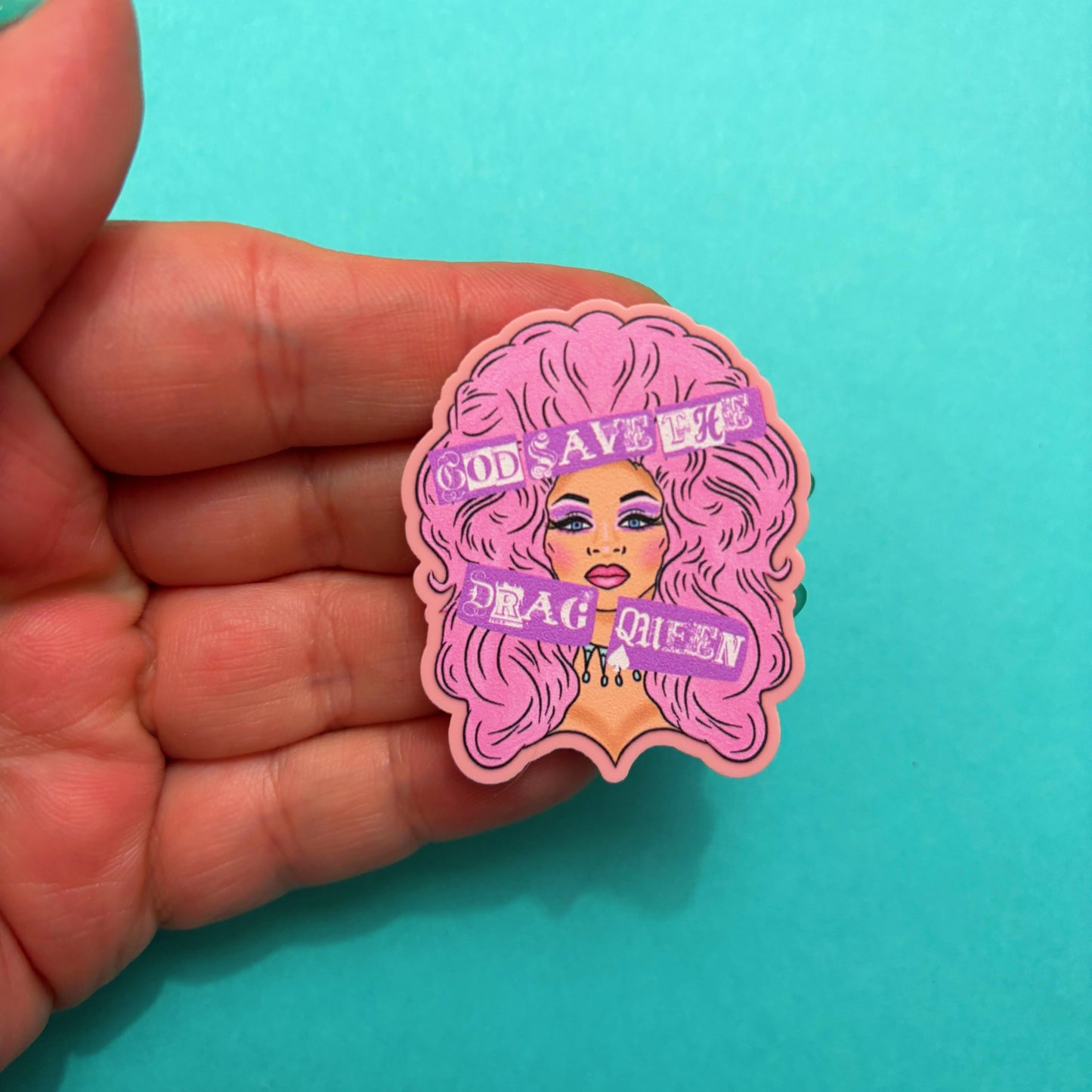Save The Drag Queen Pin