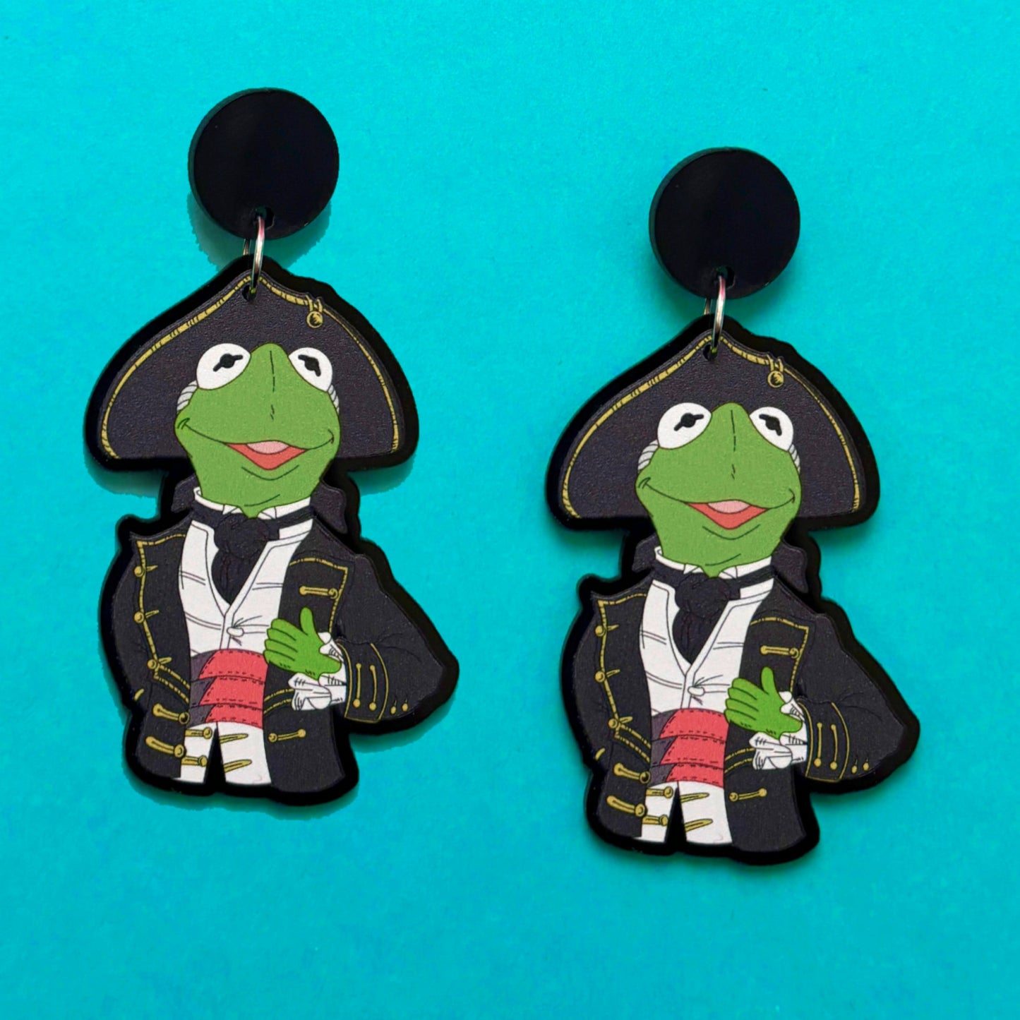Captain Kermie Drop Earrings
