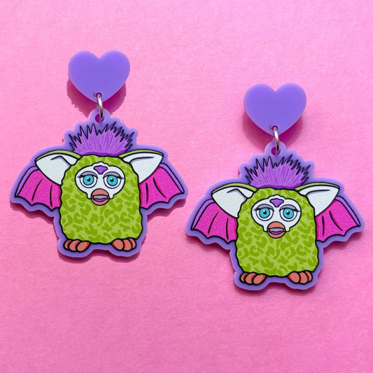 Spooky Furbaby Drop Earrings