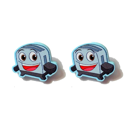 Brave Toaster Post Earrings