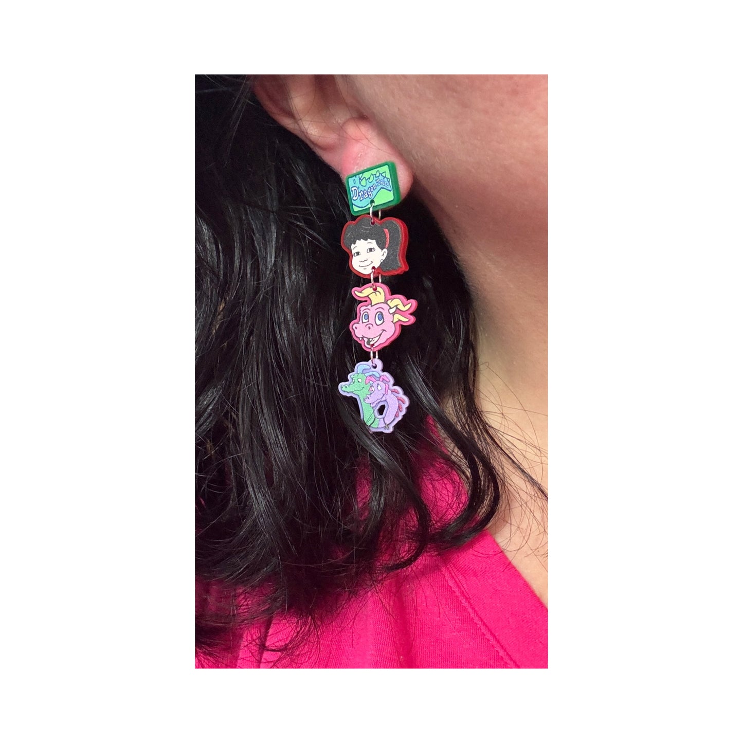 Dragon Tales Tiered Drop Earrings