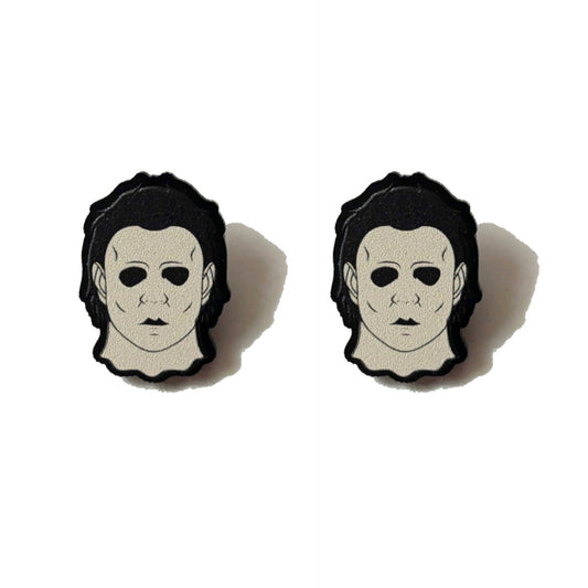 Michael Acrylic Post Earrings
