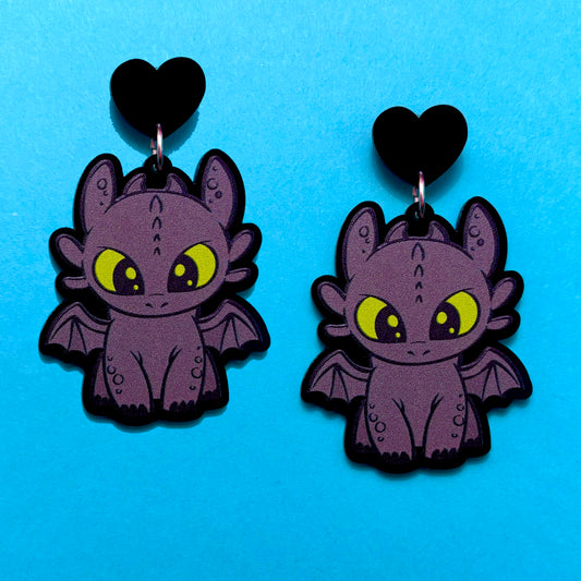 Toothless Drop Earrings