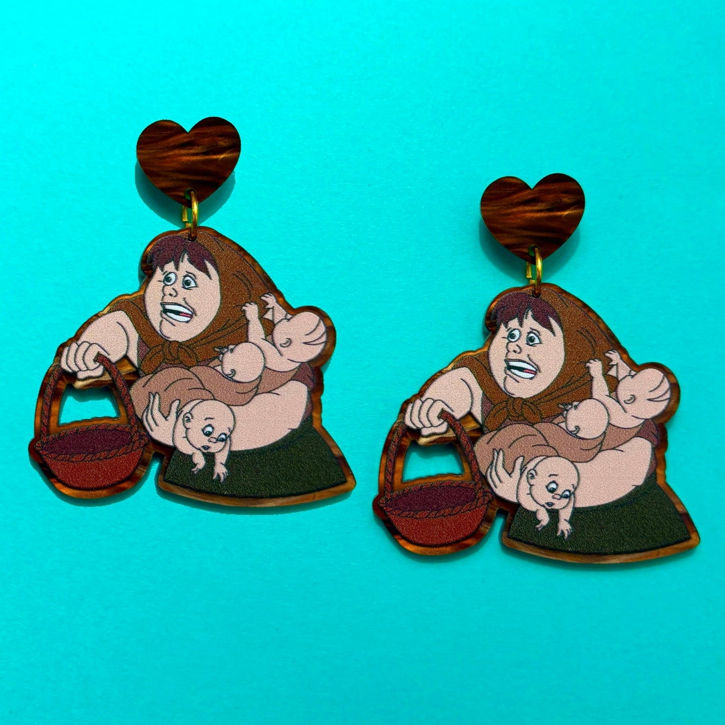 I NEED SIX EGGS Drop Earrings