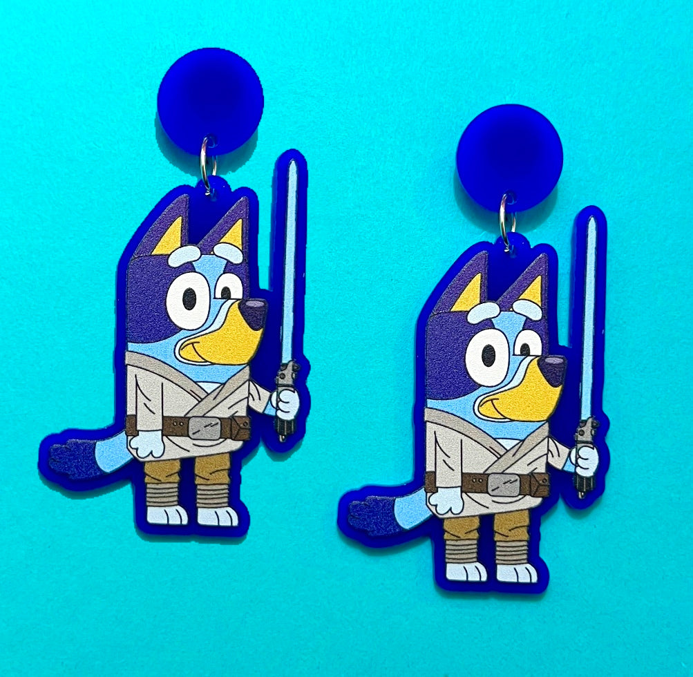 Jedi Heeler Drop Earrings