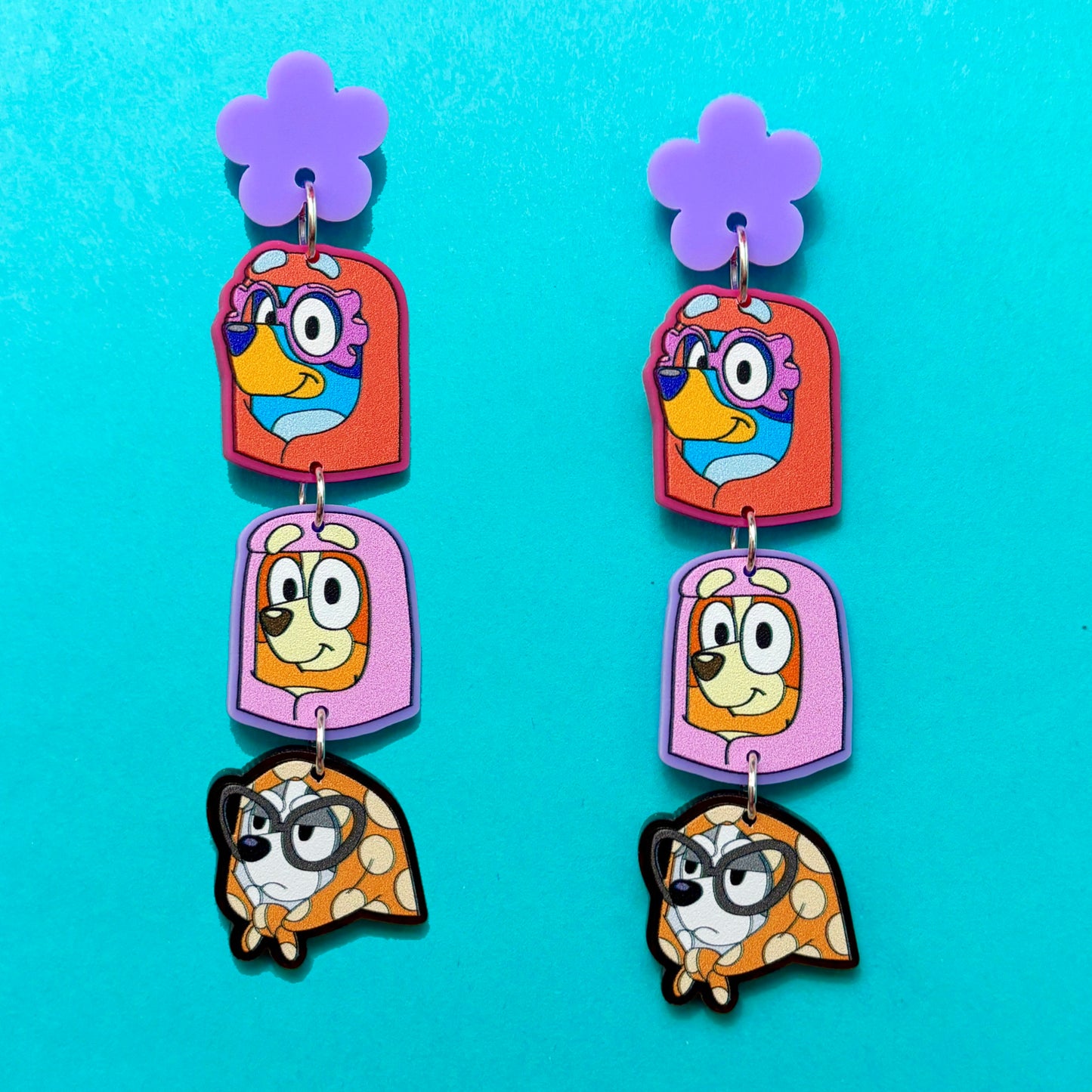 Grannies Tiered Drop Earrings