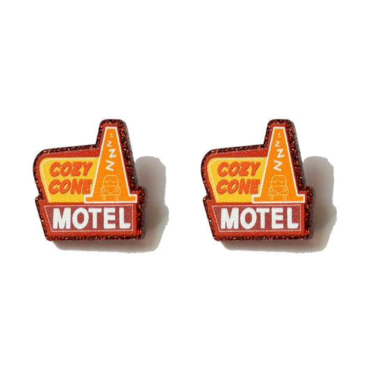 Cone Motel Post Earrings