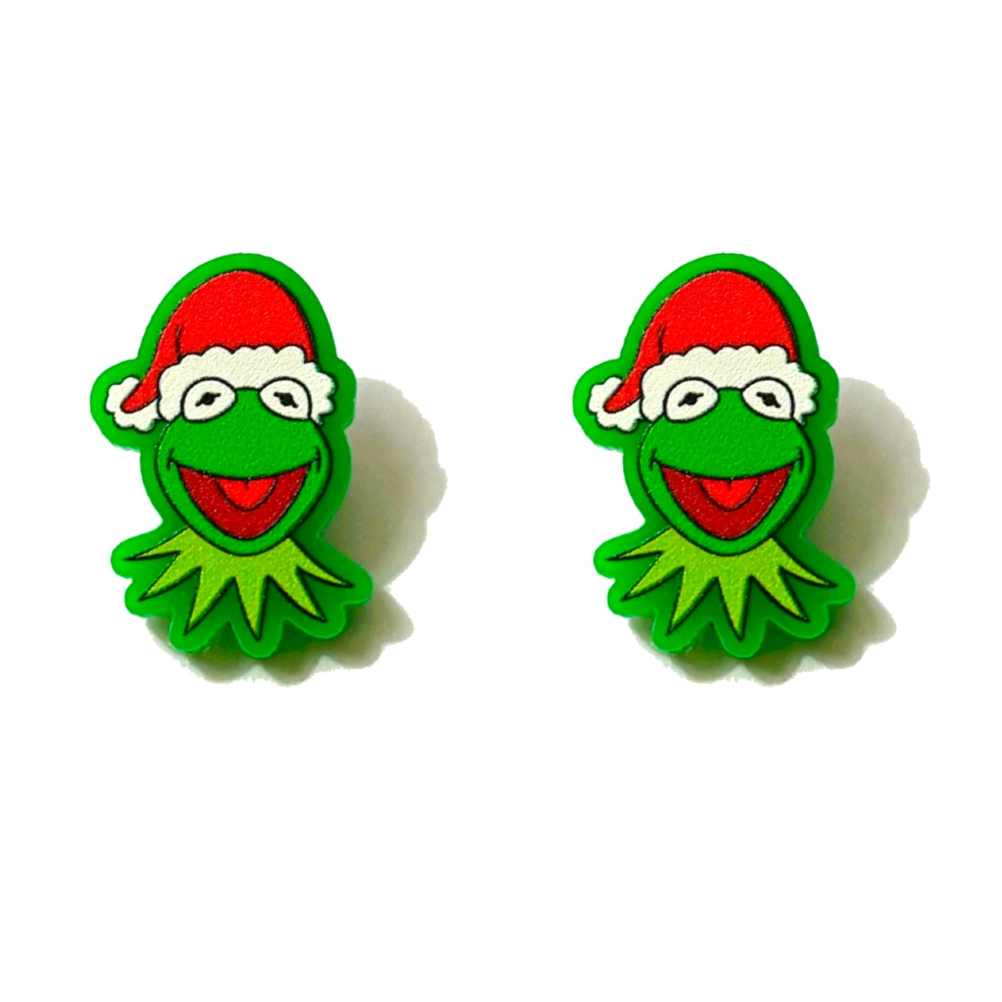 Kermie Santa Post Earrings