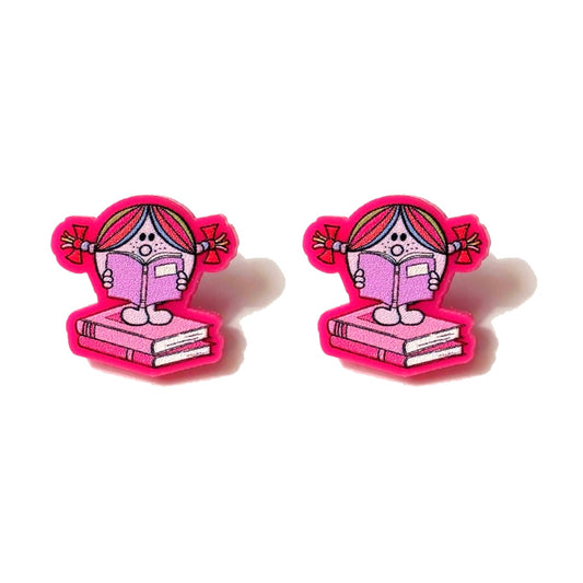 Little Miss Bookish Post Earrings