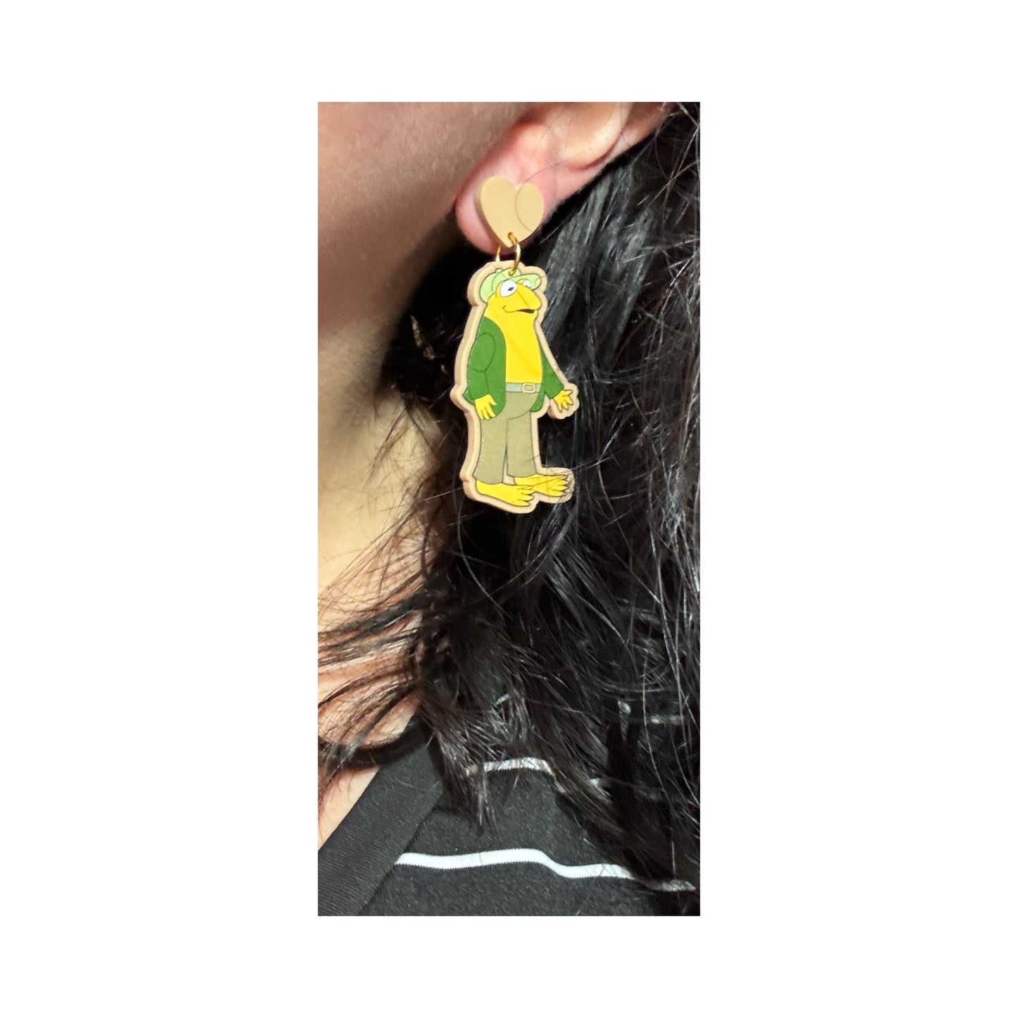 Frog and Toad Drop Earrings